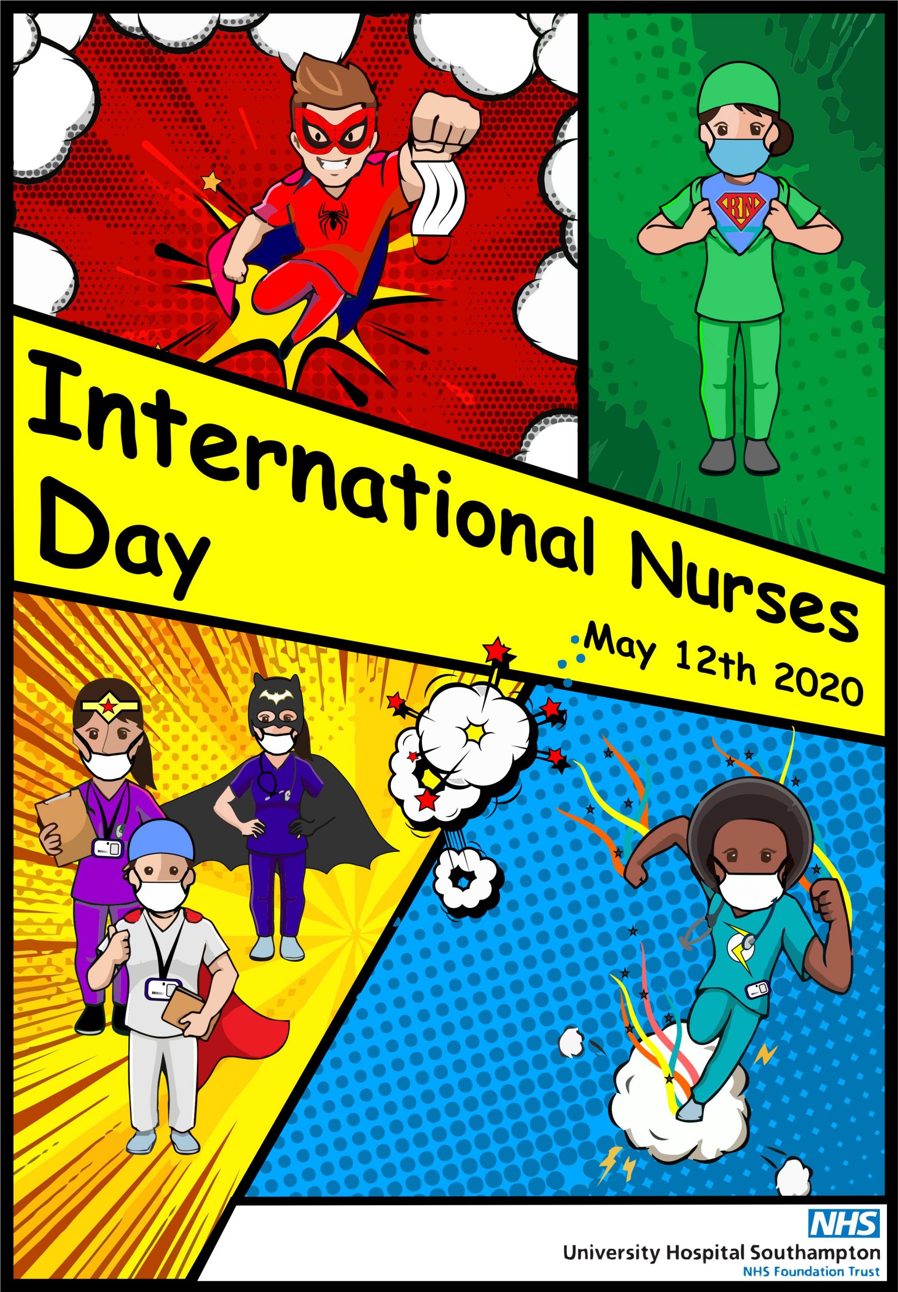 International Nurses Day Poster commissioned by University Hospital Southampton